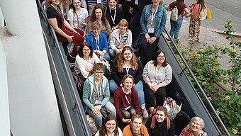 Die Delegation der HWG LU beim 17. Deutschen Hebammenkongress in Berlin (Bild: HWG LU/Michel-Schuldt)