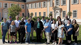 Group picture in front of Schwetzingen Palace