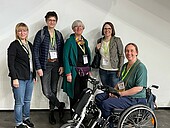 Gruppenbild mit 5 Vertreterinnern der Hebammenwissenschaft aus LU