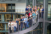 Group picture on stairs