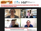 Forschungsgruppe der HWG LU präsentiert online Ergebnisse auf der Jahreskonferenz