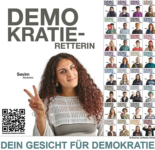 Aktion Dein Gesicht für Demokratie