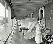 Historische Aufnahme: Quarantine Station vor 100 Jahren