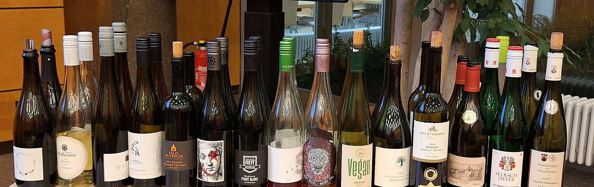 The variety of wines tasted at the Alumni Network Meeting was remarkable!