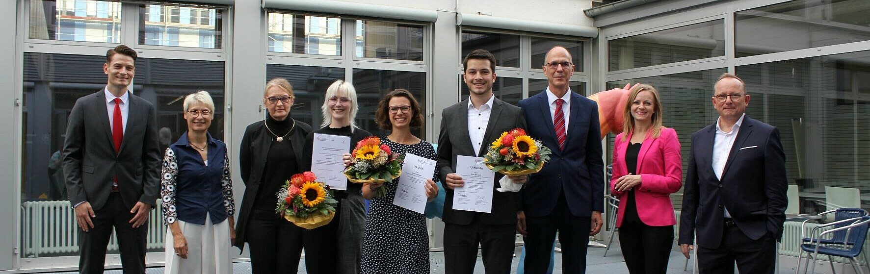 Gruppenbild Preisverleihung VFF und Gleichstellung