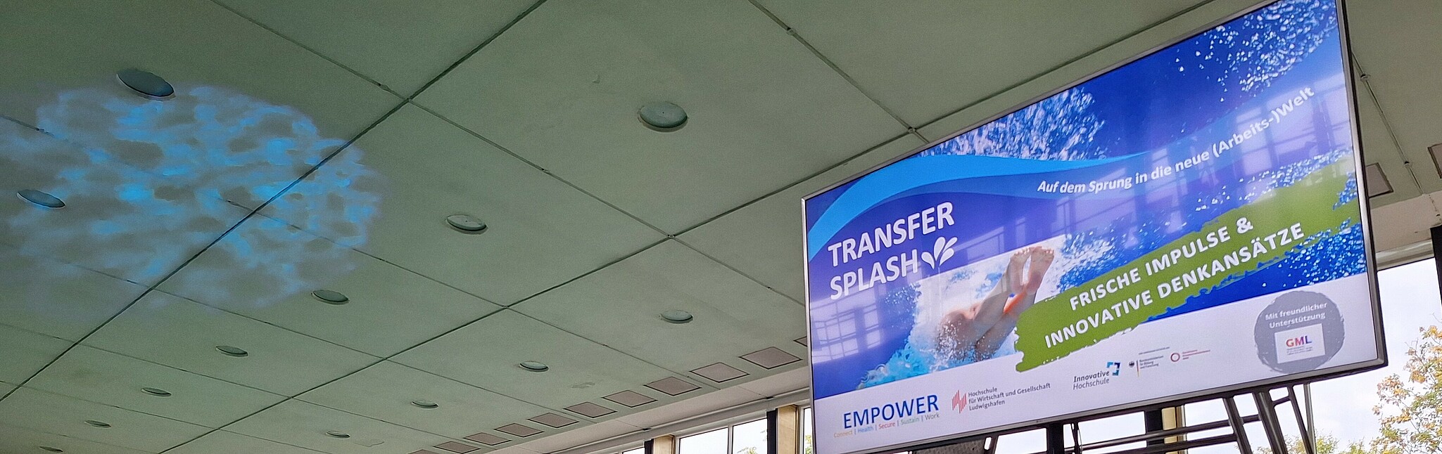 Transfer Splash in the former indoor pool north