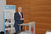 Staatssekretär Dr. Thomas Griese bei der Projekt-Abschlussveranstaltung des IMI, 24.09.2019