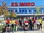Department heads' cycle tour from Kaiserslautern to Heidelberg with a stopover at the HWG LU