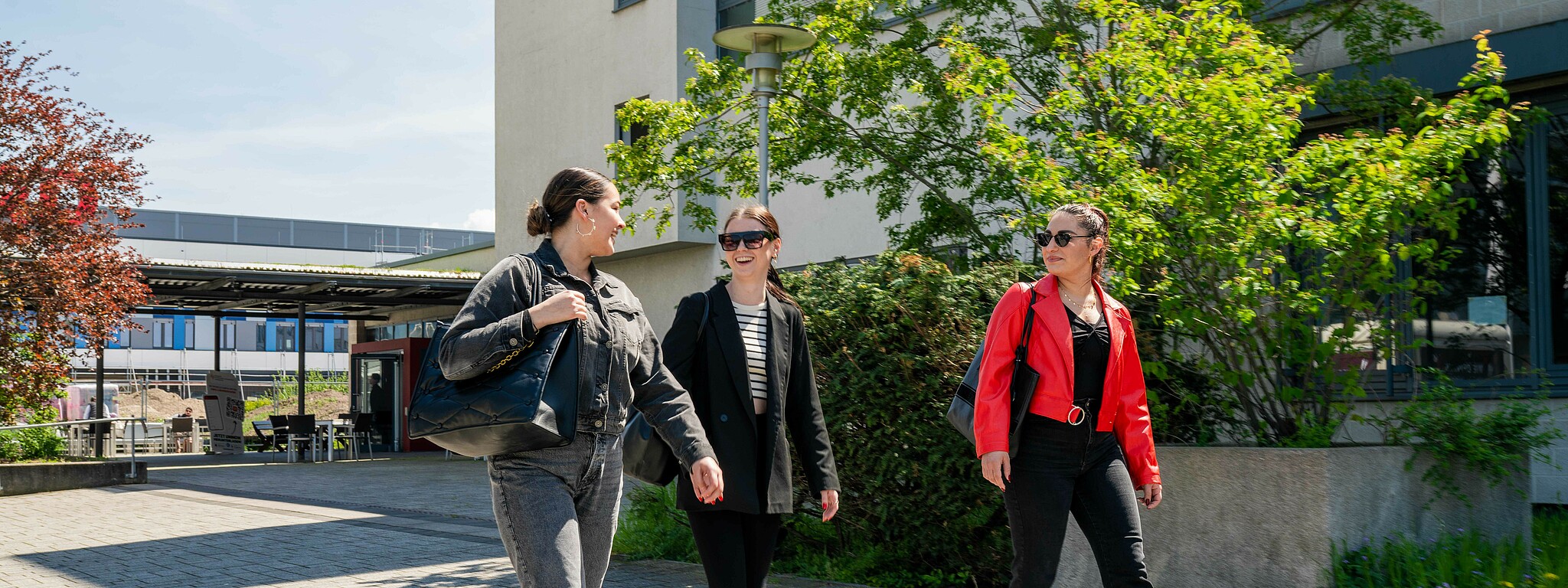 Students on campus