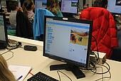 Children's University: Programming on the screens (Image: HWG LU)