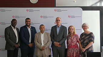 Gruppenbild der libyschen und deutschen Vertreter