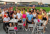 Besuch Pensacola Blue Wahoos Baseballspiel