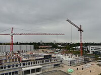 Progress of the new building in September 2020
