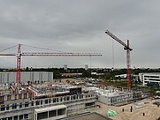 Progress of the new building in September 2020
