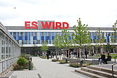 View of the new building, summer 2025