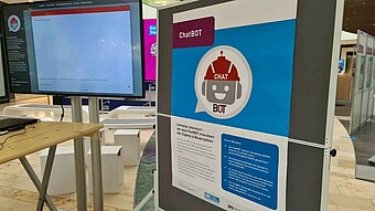 Info screen Rhein-Galerie