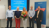 The newly elected Board of Spokespersons from right to left: Ralf Blasek, Sebastian Ruf, Margot Klinkner, Christine Jordan-Decker, Alexander Bruhns. (Image: GSRN)