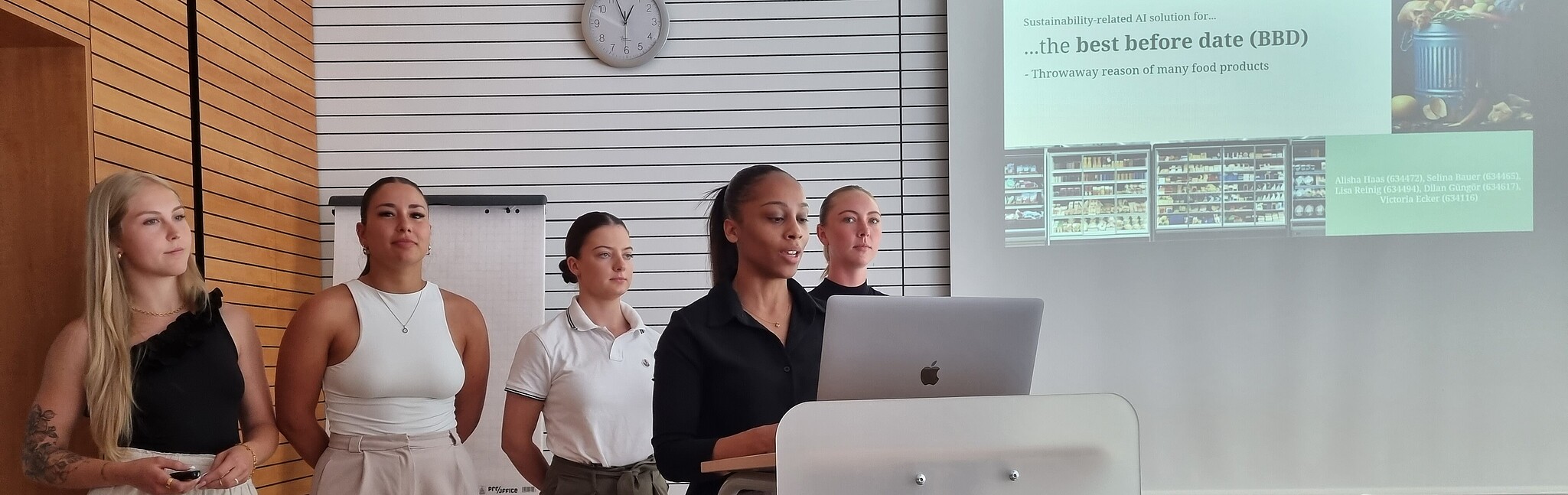 Präsentation der Studierenden