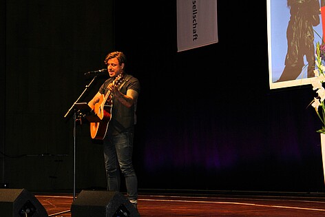 Musician Florian Gallant (Image: HWG LU)