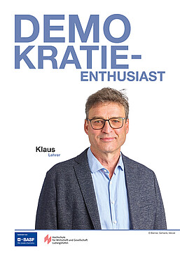 Klaus, democracy enthusiast and educator