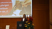 Staatssekretärin Nicole Steingaß überbrachte ein Grußwort der Landesregierung 