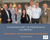 Studiengruppe beim Aufenthalt in Pensacola