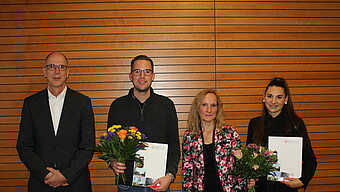 Gruppenbild mit Preisträgern