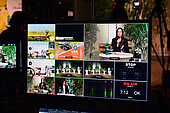 Behind the Scenes: Screen of the live stream (Image: Weincampus Neustadt)
