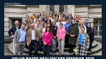 Group photo of the participants at the Value-Based Healthcare seminar at TU Berlin