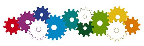 Colorful gears