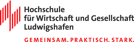 Logo der Hochschule mit Slogan