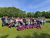 Garbage collection day with the Bliesschule elementary school and the Georgens School for Sustainable Horizons