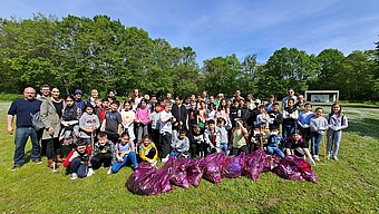 Müllsammeltag mit der der Grundschule Bliesschule und der Georgens-Schule für Sustainable Horizons