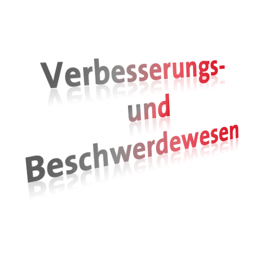 Verbesserungs- und Beschwerdewesen